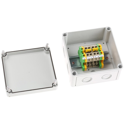 Raychem Trace Heating Junction Box 75mm x 130mm x 130mm, -35 → +115 °C