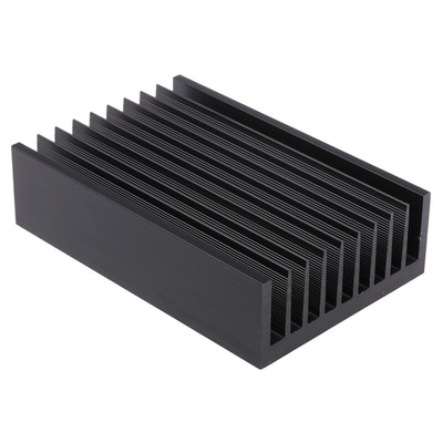 Heatsink, Universal Rectangular Alu, 0.86K/W, 150 x 100 x 40mm