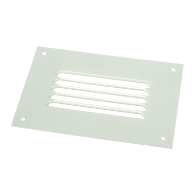 Rittal Grey Steel Vent Grille, Parallel Slat, 110 x 160mm