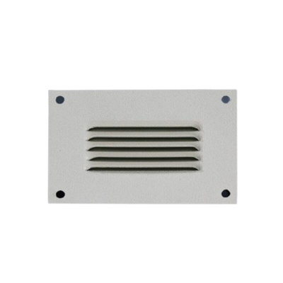Rittal Grey Steel Vent Grille, Parallel Slat, 100 x 210mm