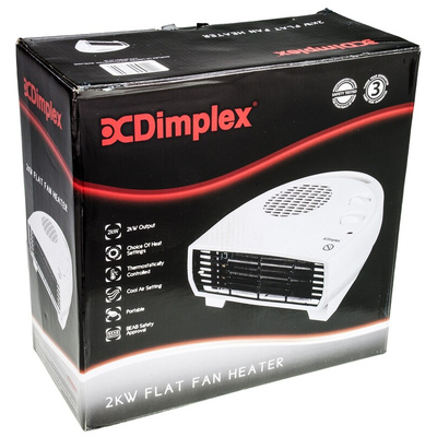 Dimplex 2kW Fan Fan Heater, Portable, Type G - British 3-pin