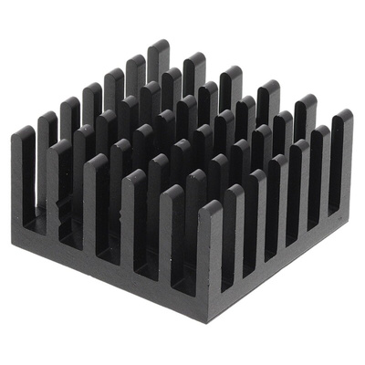 Heatsink, Universal Square Alu, 14.8K/W, 23 x 23 x 12.3mm