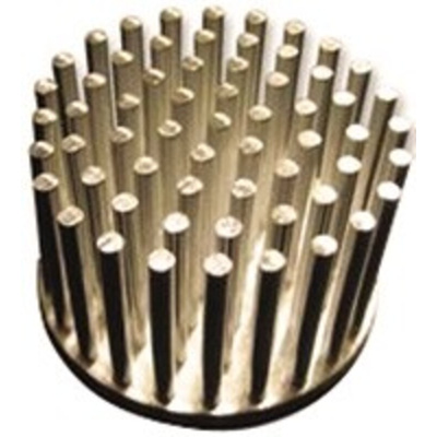 Heatsink, Universal Round Alu, 5.54K/W, 32.5 (Dia.) x 10mm, Adhesive Foil, Conductive Foil