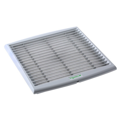 Schneider Electric Grey Plastic Vent Grille, Parallel Slat, 268 x 248mm