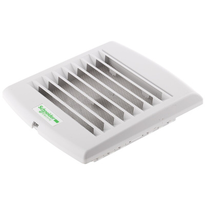Schneider Electric Grey Plastic Vent Grille, Parallel Slat, 137 x 117mm