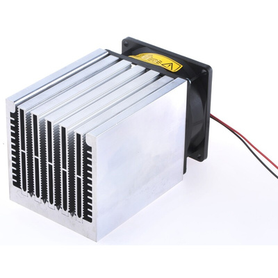 Heatsink, Universal Rectangular Alu with fan, 0.22K/W, 100 x 80 x 83mm