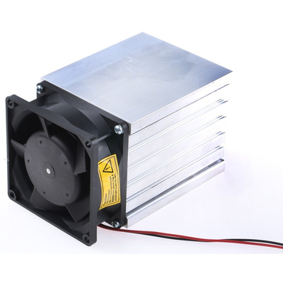 Heatsink, Universal Rectangular Alu with fan, 0.22K/W, 100 x 80 x 83mm