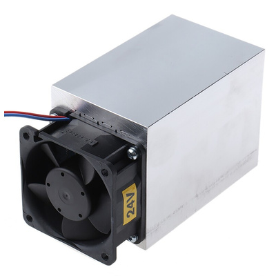 Heatsink, Universal Rectangular Alu with fan, 0.2K/W, 100 x 62 x 74mm