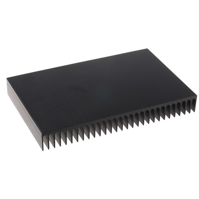 Heatsink, Universal Rectangular Alu, 0.9K/W, 125 x 200 x 25mm