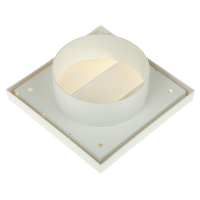 Vent-Axia White Plastic Vent Grille, Parallel Slat, 140 x 140mm