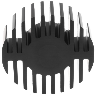 Heatsink, Universal Round Alu, 2.4K/W, 60 (Dia.) x 20mm, Screw