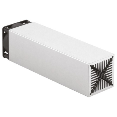 Heatsink, Universal Rectangular Alu with fan, 0.8K/W, 75 x 50 x 50mm, PCB Mount