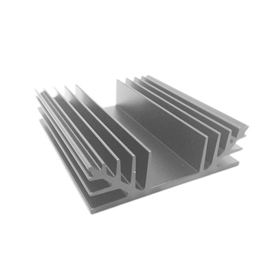 Heatsink, Universal Rectangular Alu, 1.9°C/W, 75 x 88 x 25mm