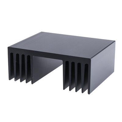 Heatsink, Universal Rectangular Alu, 1°C/W, 100 x 125 x 50mm