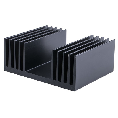 Heatsink, Universal Rectangular Alu, 1°C/W, 100 x 125 x 50mm