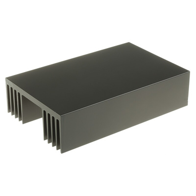 Heatsink, Universal Rectangular Alu, 0.59°C/W, 200 x 125 x 50mm