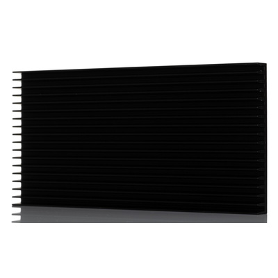 Heatsink, Universal Rectangular Alu, 0.48°C/W, 200 x 100 x 15mm, PCB Mount