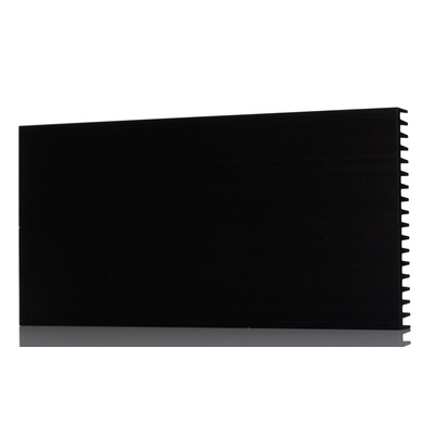 Heatsink, Universal Rectangular Alu, 0.48°C/W, 200 x 100 x 15mm, PCB Mount