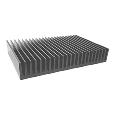 Heatsink, Universal Rectangular Alu, 0.54°C/W, 100 x 150 x 25mm, PCB Mount