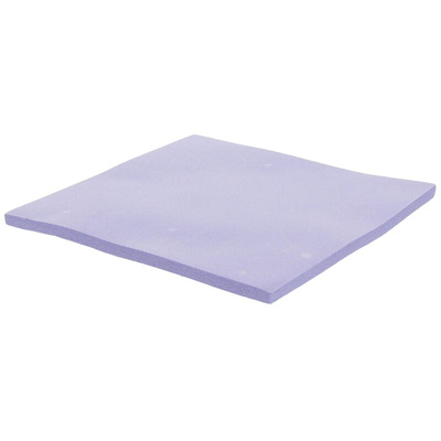 Laird Self-Adhesive Thermal Interface Sheet, 4mm Thick, 3W/m·K, Boron Nitride Filled Silicone Elastomer, 100 x 100mm