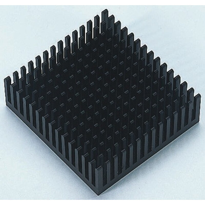 Heatsink, Universal Square Alu, 9.2°C/W, 38.1 x 37.92 x 16.51mm, Adhesive Foil, Conductive Foil