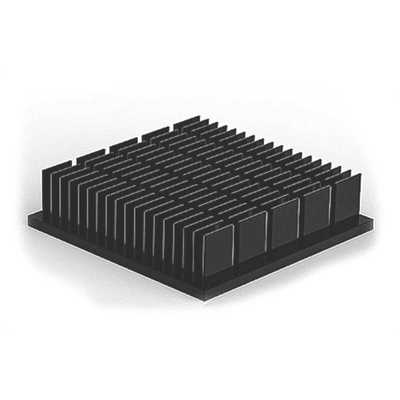 Heatsink, Universal Square Alu, 45 x 45 x 11mm