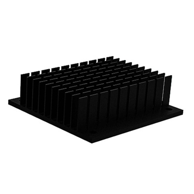 Heatsink, 1/2 Brick DC/DC Converter, 61 x 57.9 x 17.3mm