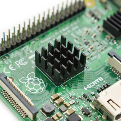 Heatsink, Raspberry Pi 3B+, 14 x 14 x 7mm