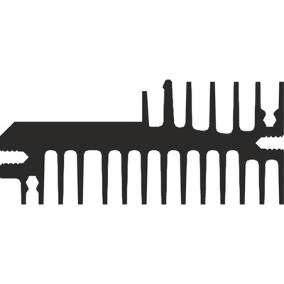 Heatsink, 3.1K/W, 100 x 27 x 60mm, Clip