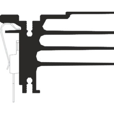 Heatsink, 3.91K/W, 50 x 54.5 x 37.1mm, Clip