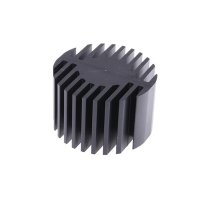 Heatsink, Universal Round Alu, 1.8K/W, 60 (Dia.) x 37.5mm, Screw