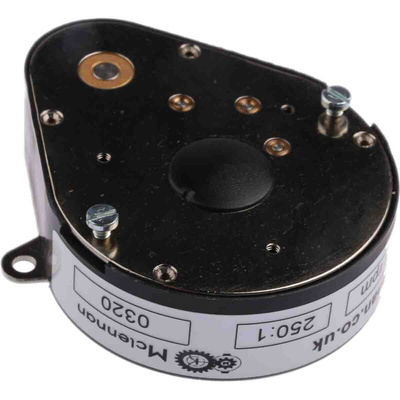 McLennan Servo Supplies Ovoid Gearbox, 250:1 Gear Ratio, 0.8 Nm Maximum Torque, 20rpm Maximum Speed
