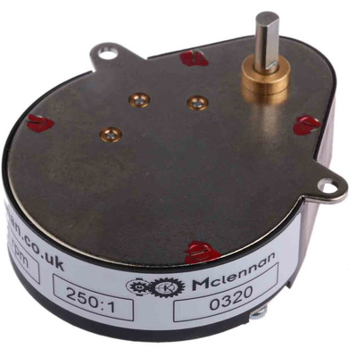 McLennan Servo Supplies Ovoid Gearbox, 250:1 Gear Ratio, 0.8 Nm Maximum Torque, 20rpm Maximum Speed