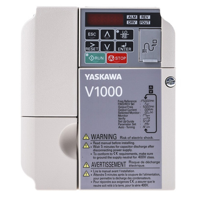 Omron Inverter Drive, 1.5 kW, 3 Phase, 400 V ac, 4.1 A, V1000 Series