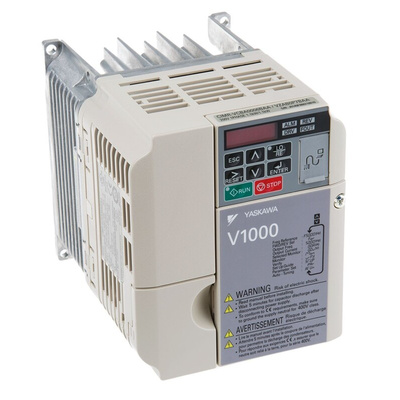 Omron Inverter Drive, 1.1 kW, 1 Phase, 230 V ac, 6 A, V1000 Series