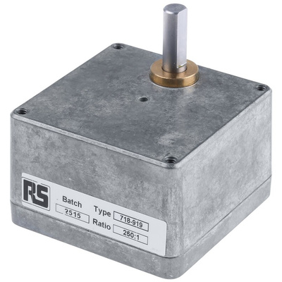 McLennan Servo Supplies Spur Gearbox, 250:1 Gear Ratio, 6 Nm Maximum Torque