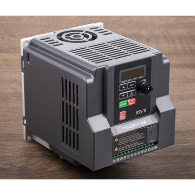 RS PRO Inverter Drive, 2.2 kW, 1 Phase, 230 V ac, 21 A