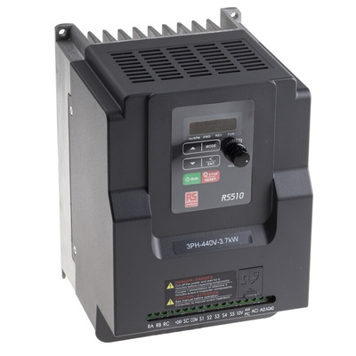 RS PRO Inverter Drive, 3.7 kW, 3 Phase, 380 → 480 V ac, 10.1 A