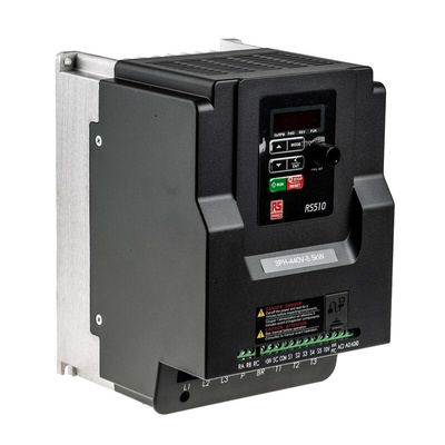 RS PRO Inverter Drive, 5.5 kW, 3 Phase, 380 → 480 V ac, 14.3 A