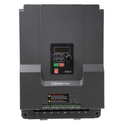 RS PRO Inverter Drive, 7.5 kW, 3 Phase, 380 → 480 V ac, 19.3 A