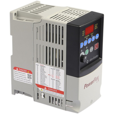 Allen Bradley Inverter Drive, 1.5 kW, 3 Phase, 400 V ac, 4 A, PowerFlex 4 Series