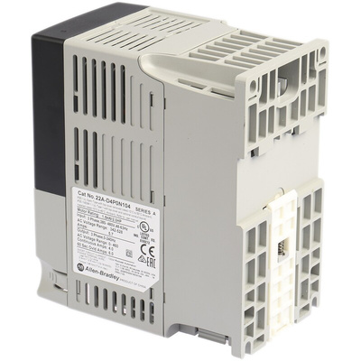Allen Bradley Inverter Drive, 1.5 kW, 3 Phase, 400 V ac, 4 A, PowerFlex 4 Series