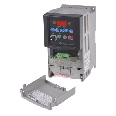 Allen Bradley Inverter Drive, 2.2 kW, 3 Phase, 400 V ac, 6 A, PowerFlex 4 Series