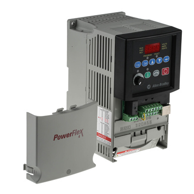 Allen Bradley Inverter Drive, 3.7 kW, 3 Phase, 400 V ac, 8.7 A, PowerFlex 4 Series