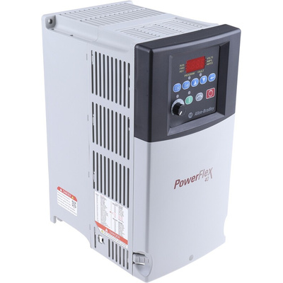 Allen Bradley Inverter Drive, 7.5 kW, 3 Phase, 400 V ac, 17 A, PowerFlex 40 Series