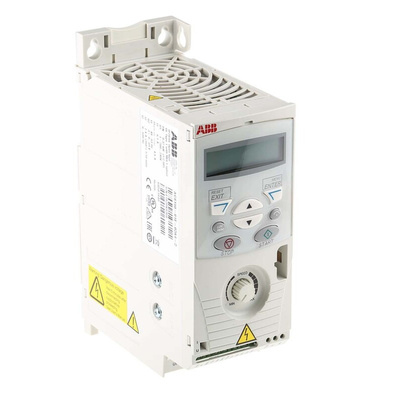ABB Inverter Drive, 0.37 kW, 1 Phase, 240 V ac, 2.4 A, ACS150 Series