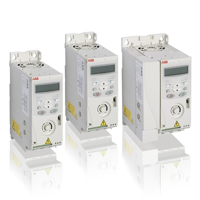 ABB Inverter Drive, 0.37 kW, 3 Phase, 480 V ac, 1.2 A, ACS150 Series
