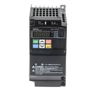 Omron Inverter Drive, 0.4 kW, 1 Phase, 230 V ac, 3.0 A, MX2 Series