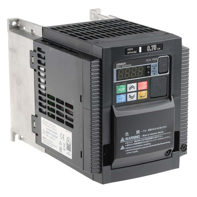 Omron Inverter Drive, 0.75 kW, 3 Phase, 400 V ac, 3.4 A, 3G3MX2 Series