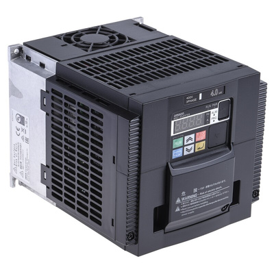 Omron Inverter Drive, 4 kW, 3 Phase, 400 V ac, 9.2 A, 3G3MX2 Series